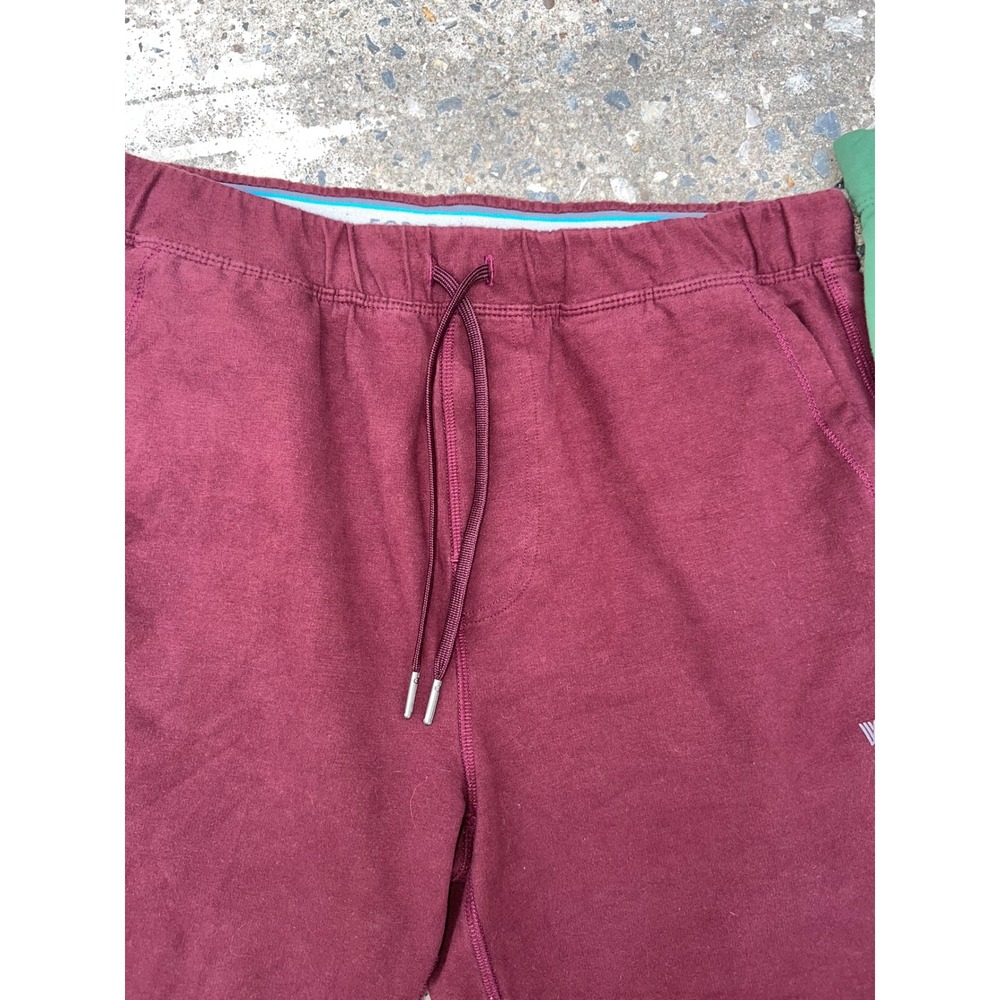 Mack Weldon Ace Sweatshort Bundle Mens Medium Syrah Fern Green Burgundy Shorts - Picture 3 of 11